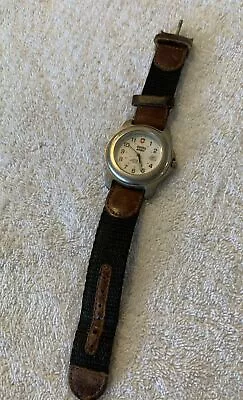 Vintage Swiss Quartz Army Watch 300 M-1000 FT Water Resistant 3888 New Battery • $29.79