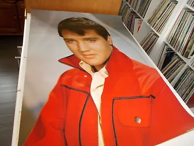 Elvis Presley Vintage Edizioni Italy Red Jacket Poster  • $36.41