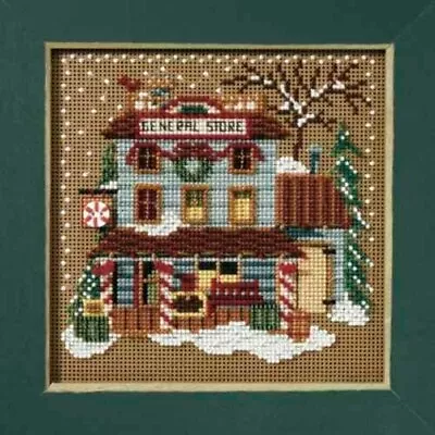 MILL HILL Buttons Beads Kit Counted Cross Stitch GENERAL STORE Christmas Village • $11.75