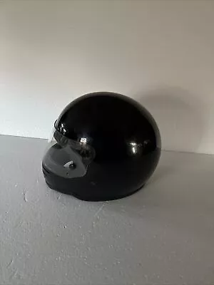 Vintage Simpson Helmet Full Face Black 1982  Size.        7 1/2 Model 62 • $150