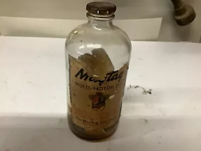 Maytag Gas Engine Quart Glass Oil Jar For Your Hit And Miss Collection. • $95
