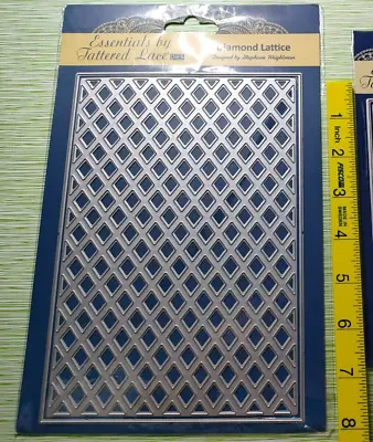 Tattered Lace Diamond Lattice Panel Die Set • £9.99