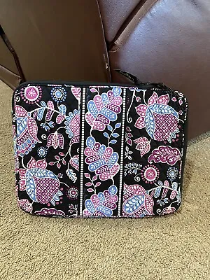 Vera Bradley Laptop Sleeve Zip Padded Case Computer 14x11” Pocket Alpine Floral • $29.88