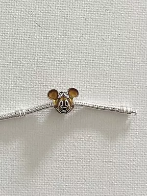 Pandora Authentic Disney Orange Mickey Mouse Pumpkin Charm • $22