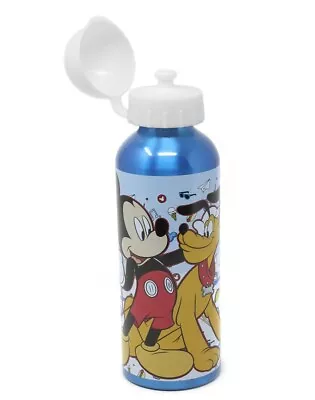 Disney Mickey Mouse Aluminium Drinks Bottle With Mickey And Pluto 500ml • $15.49