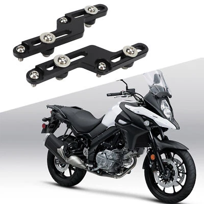 $16.32 • Buy New Motorcycle Windscreen Windshield Mount Bracket Kit Black For V‑STROM DL650