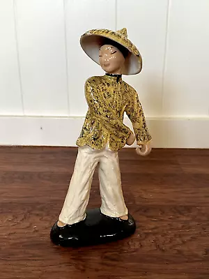 Vintage Hedi Schoop Hollywood California Art Ceramic Pottery Asian Figurine • $29.99