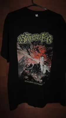 Vtg Large Spellout Gatecreeper Sonoran Depravation Death Metal T Shirt XLarge • $19.99