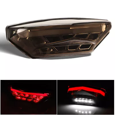 Motorcycle Tail Light LED Brake Rear Light Indicator Lamp For Cafe Racer Bobber • $25.63