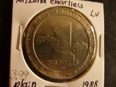 $3.99 • Buy Arizona Charlie's Casino Las Vegas Nevada $1 Gaming Token Dated 1988