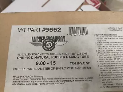 9552 Mickey Thompson Rubber Racing Tube 26 To 29.5 Tire Slick • $70