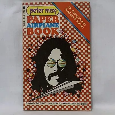 Peter Max Paper Airplane Book 1971 Fold And Fly 1st Printing • $18