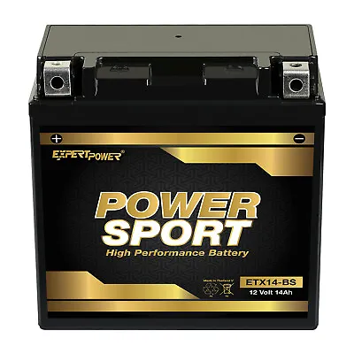 YTX14-BS Replacement Battery For ATV YAMAHA YFM660R Raptor 660CC 2001 • $44.99