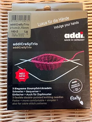 Knitting Needle Addi CraSyTrio 2.75mm • £10