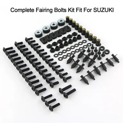 $32.99 • Buy Complete Fairing Bolt Kit Fit For Suzuki GSXR600 GSXR750 GSXR1000 GSX1300R SV650