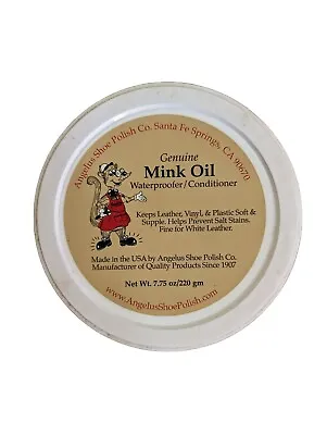 Angelus Mink Oil Paste Leather Waterproof & Conditioner 7.75  Oz • $11.99