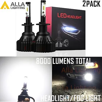 Alla LED H1 Fog Light Bulb|HeadlightBrightest WhiteFits Projector & Reflector • $59.98
