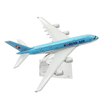 1:400 16cm Alloy Airplane Model Diecast Planes Korean Air A380 Model Plane Model • $12.99