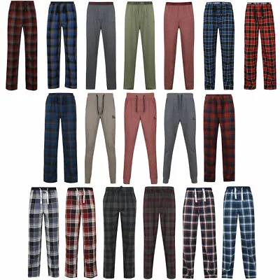 Tokyo Laundry Men's Lounge Pants PJ Pyjama Bottoms Trousers Check Elastic Waist • £16.99