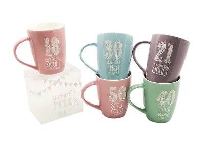 £4.50 • Buy Age Birthday Mug 18th 21st 40th 50th Celebration Cup Sherbet Fizz Gift Present