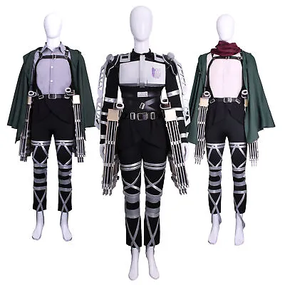Attack On Titan Wings Of Freedom Mikasa·Ackerman Levi·Ackerman Cosplay Outfits • $81
