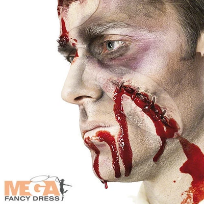 Self Stitched Up Scar & Blood Make-Up Set Fancy Dress Horror Costume Accessory • £7.49