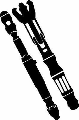 Window Wall Vehicle Display Dr Who Sonic Screwdriver Decal Vinyl Sticker Decal • £1.89