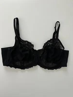 Wacoal Womens Bra 42D Black Lace Underwire 85720 • $20