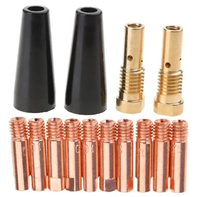 MIG Welding Kit Flux Cores Gasless Nozzle Replacement Welder Brass Welding Tips • £7.28