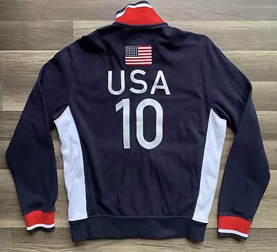 Polo Ralph Lauren Jacket Mens Med Team USA Olympic Vancouver 2010 Embroidered • $79