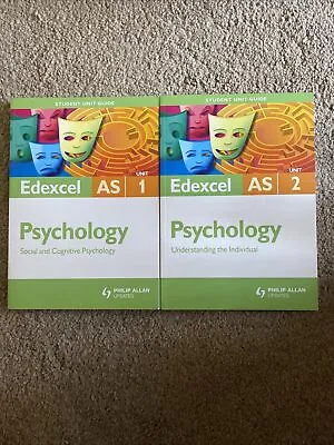 Psychology AS Units 1 & 2 Student Guids For Edexcel • £10