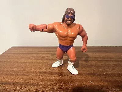 WWF MACHO MAN RANDY SAVAGE Hasbro Series 3 Figure WWE WCW 1992 Wrestling • $29.99