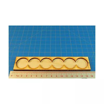 Litko Movement Tray Rank Rank Tray - 6x1 Formation 20mm Round Bases Pack New • $4.59