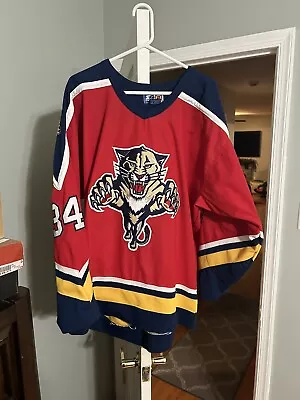 John Vanbiesbrouck Florida Panthers XXL Stitched Jersey Starter • $99