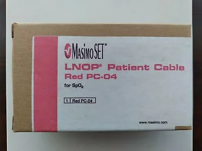 MasimoSET LNOP Patient Cable Red PC-04 (Ref: 2058) • $39