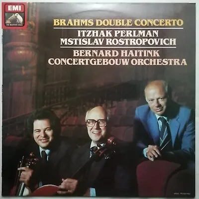 £10 • Buy EMI LP ASD 3905: Brahms - Double Concerto / Perlman / Rostropovich / Haitink