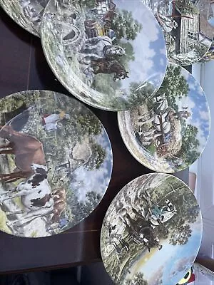 £25 • Buy Wedgewood Plates Life On The Farm Sold As 8 