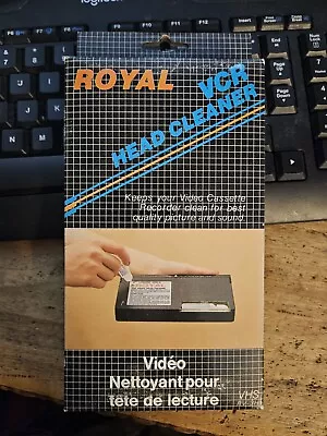 Vintage New Old Stock Royal Vcr Tape Head Cleaner • $11.99