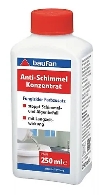 £7.76 • Buy Baufan Anti-schimmel-konzentrat 250ml Stops Mould & Algenbefall Farbzusatz