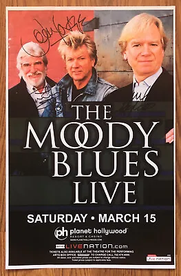 Moody Blues Poster Signed In Person 2008 • $325