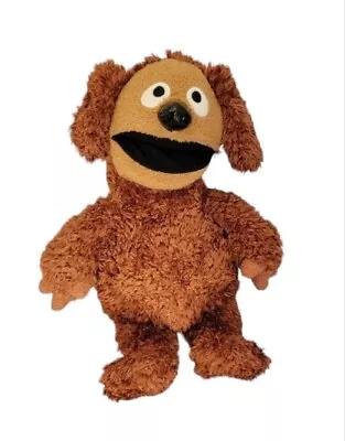 Disney Store The Muppets Rowlfs 16   Plush Stuffed Animal Brown Puppy Dog Rare • $75