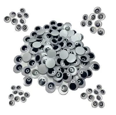 Googly Eyes Self-Adhesive Peel & Stick Moving Eyes Top Quality DIY For Craft  • £2.69