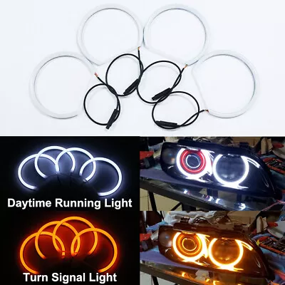 Switchback Halo Ring Cotton Light SMD LED Angel Eyes DRL For BMW E36 E38 E39 E46 • $47.99