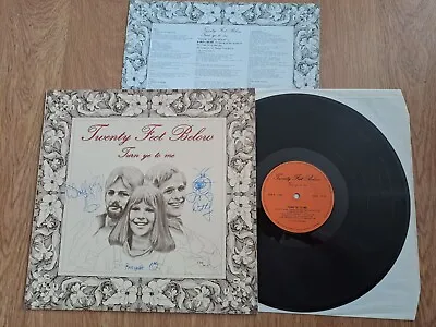 Twenty Feet Below Turn Ye To Me LP Folk Psych Private Press **signed** • £15