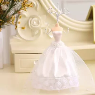 Lady Mannequin Dress Gown Jewelry Display Stand Holder • £12.62