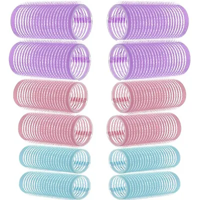 SMALL-LARGE PRO HAIR ROLLERS Self Grip Cling Stick Curl Curlers Wave Setting UK • £3.78