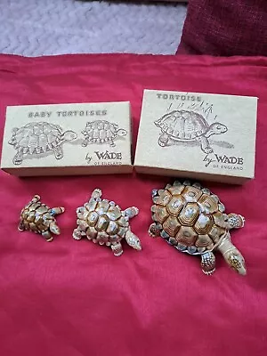 Wade Vintage 4 Tortoise Family & Trinket Box Wade England Original Box 1960/70’s • £19