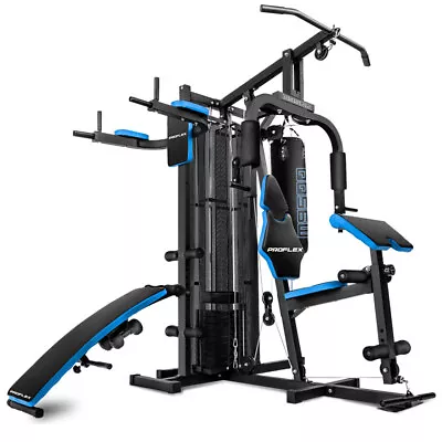 PROFLEX Multi Station Home Gym Exercise Machine Fitness Equipment Set Weight • $1439.17