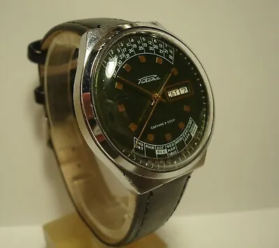Raketa Watch Vintage USSR Collectible Original Mens Wrist Watch Gift Serviced • £110.66
