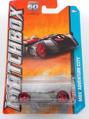 2012  Matchbox ~ MBX Adventure City ~ Batmobile ~ 60 Years Anniversary 10 Of 120 • $9.99